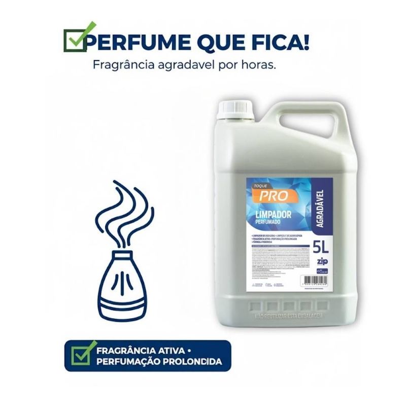 Limpador Perfumado Concentrado – 5L – Zip Química