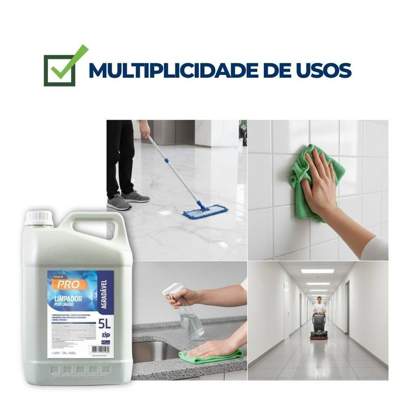 Limpador Perfumado Concentrado – 5L – Zip Química